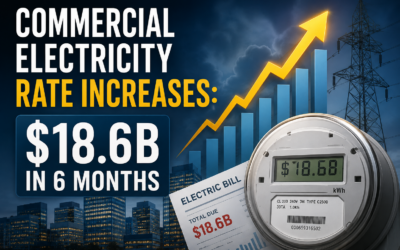 Commercial Electricity Rate Increases: $18.6B in 6 Months